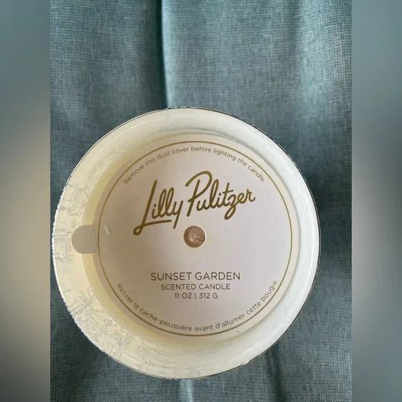 LILLY PULITZER 🔹Blue and White Decorative Candle Holder🔹 - Picture 2 of 2